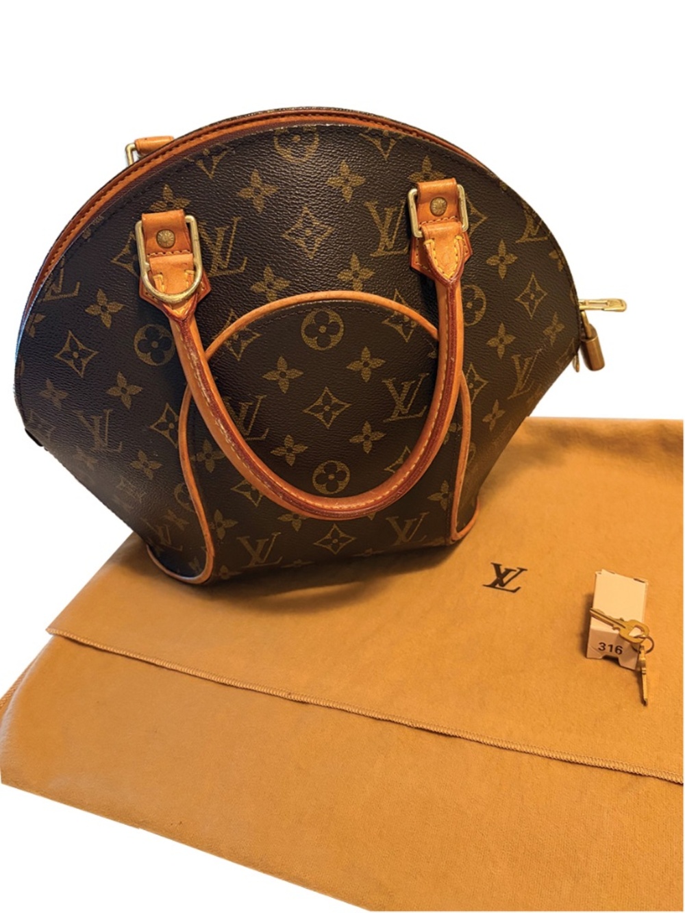 LOUIS VUITTON Monogram Ellipse MM • Serial Number SD0013 - Picture 6 of 8